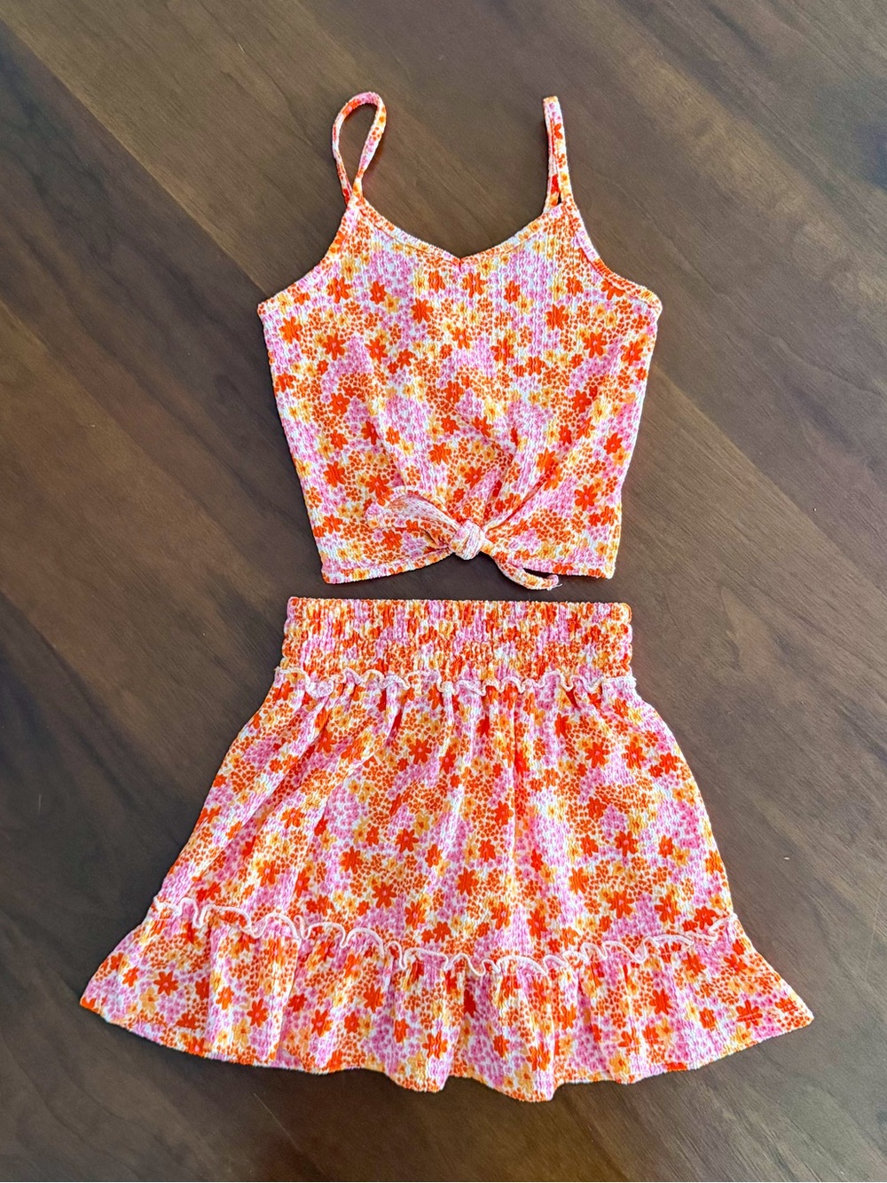 Floral Smocked Summer Set